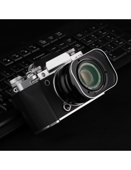 Capucha de Lente Metálica Cuadrada Haoge LH-X35S para Fujifilm Capucha de Lente Metálica Cuadrada Haoge LH-X35S para Fujifilm