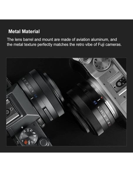 Lente TTArtisan AF 27mm F2.8 para cámaras Fujifilm - Negro Lente TTArtisan AF 27mm F2.8 para cámaras Fujifilm - Negro