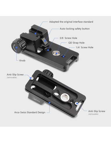 Pie de reemplazo Haoge LF-Z72 para lente Nikon NIKKOR Z 70-200mm
