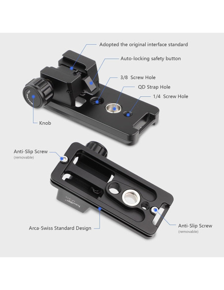 Pie de reemplazo Haoge LF-Z72 para lente Nikon NIKKOR Z 70-200mm Pie de reemplazo Haoge LF-Z72 para lente Nikon NIKKOR Z 70-200mm