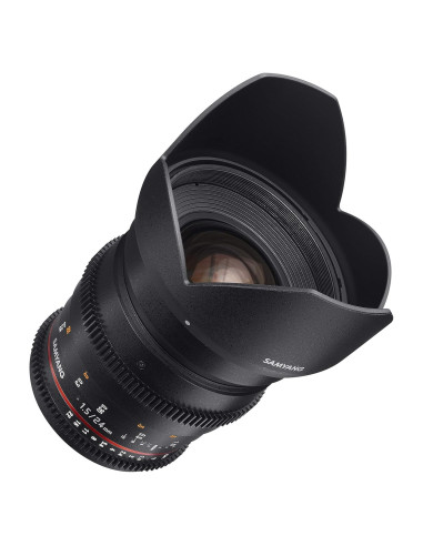 Lente Cine Gran Angular Samyang VDSLR II 24mm T1.5 MFT