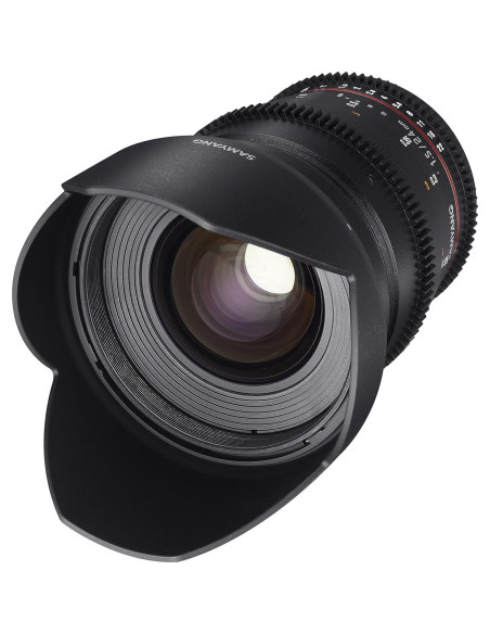 Lente Cine Gran Angular Samyang VDSLR II 24mm T1.5 MFT Lente Cine Gran Angular Samyang VDSLR II 24mm T1.5 MFT