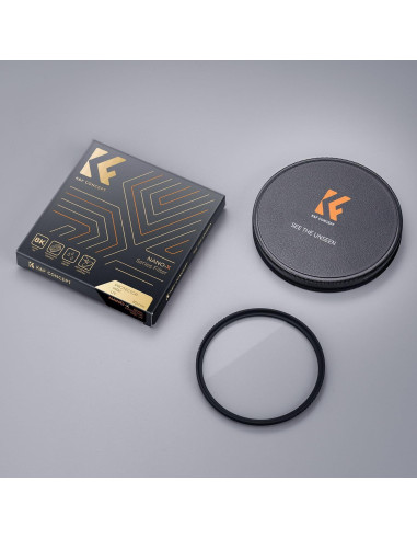 Filtro UV K&F Concept 49mm Vidrio Templado HD Resistente
