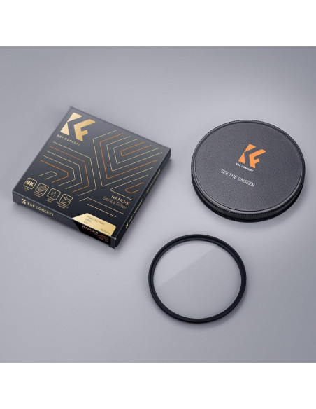 Filtro UV K&F Concept 49mm Vidrio Templado HD Resistente Filtro UV K&F Concept 49mm Vidrio Templado HD Resistente
