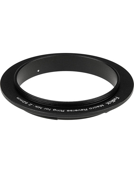 Anillo Inverso Macro 52mm Fotodiox para Nikon Z - Adaptador Anillo Inverso Macro 52mm Fotodiox para Nikon Z - Adaptador