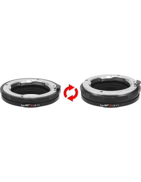 Adaptador de Lente Macro Haoge para Leica M a Fujifilm X Adaptador de Lente Macro Haoge para Leica M a Fujifilm X
