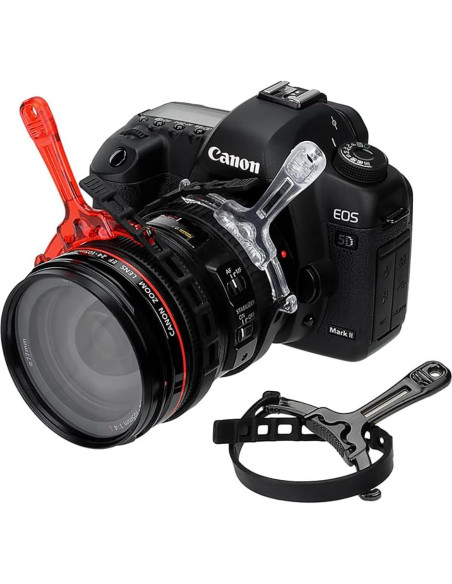 Mangos de Follow Focus Fotodiox Kit de 3 - Negro, Rojo, Transparente Mangos de Follow Focus Fotodiox Kit de 3 - Negro, Rojo, Transparente