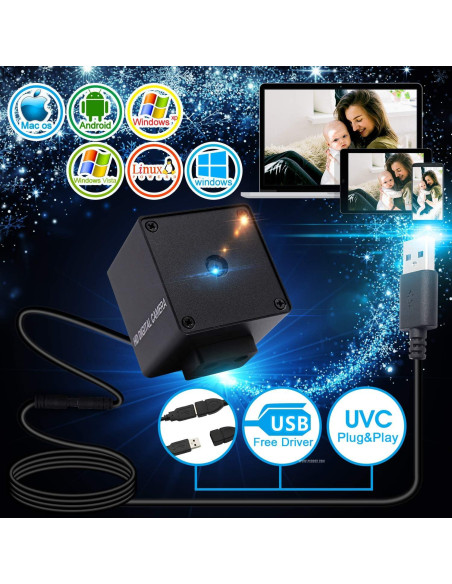 Cámara Web Hotpet 13MP USB 4K Autofoco 75 Plug&Play Cámara Web Hotpet 13MP USB 4K Autofoco 75 Plug&Play
