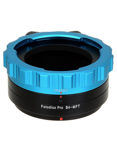 Adaptador Fotodiox Pro B4 a Micro Cuatro Tercios MFT