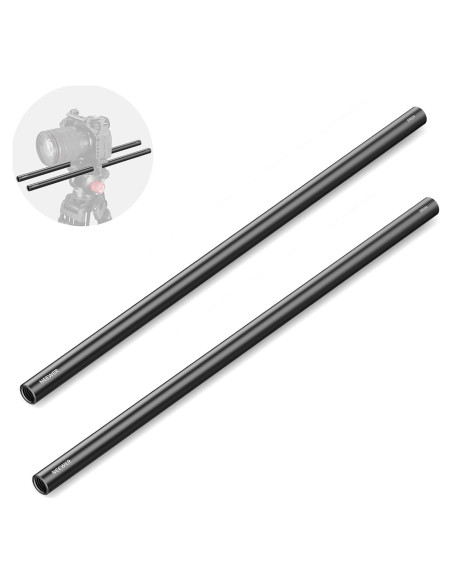 Varillas de Aluminio 15mm NEEWER 40cm 2 Paquete para Rig LWS Varillas de Aluminio 15mm NEEWER 40cm 2 Paquete para Rig LWS
