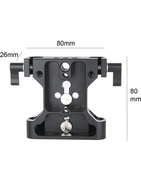 Placa Base Multifuncional NICEYRIG para Cámara DSLR 15mm Placa Base Multifuncional NICEYRIG para Cámara DSLR 15mm