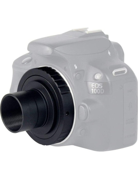 Adaptador de anillo SOLOMARK T T2 para cámara Canon EOS Adaptador de anillo SOLOMARK T T2 para cámara Canon EOS