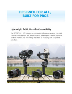 Estabilizador de Cardán FeiyuTech SCORP Mini-3-Pro 2kg 2