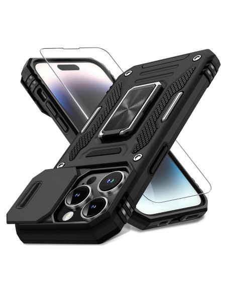 Funda DEERLAMN para iPhone 14 Pro 6.1" con soporte y protección Funda DEERLAMN para iPhone 14 Pro 6.1" con soporte y protección