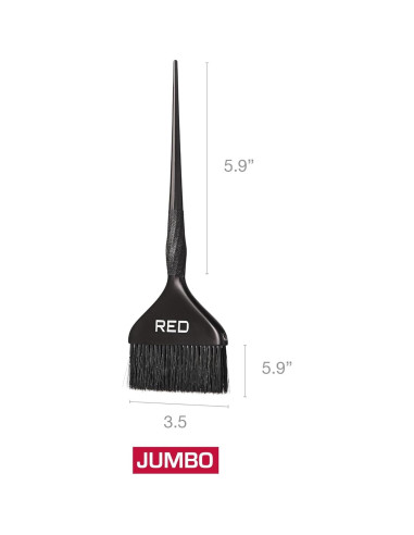 Brocha de Tinte Jumbo RED by Kiss Profesional - Doble Punta