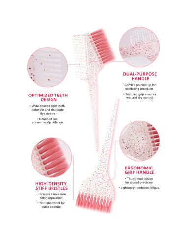 Kit de decoloración y tinte para cabello 19 piezas YOOVR