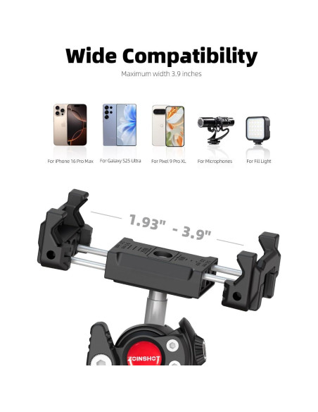 Trípode Mini Flexible ZOINSHOT para Teléfonos y Cámaras Trípode Mini Flexible ZOINSHOT para Teléfonos y Cámaras