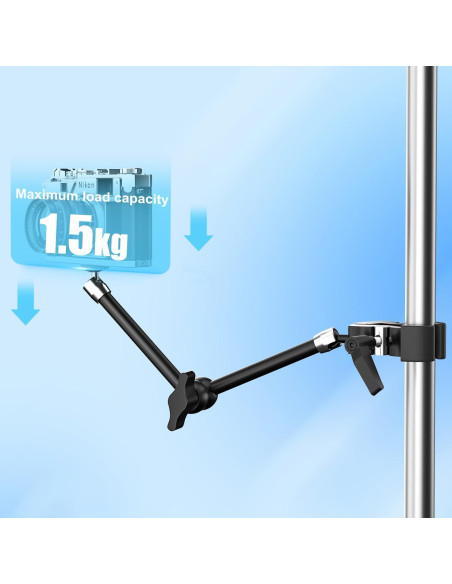 Soporte de Brazo Mágico Articulado UYODM 27.94 cm con Super Clamp Soporte de Brazo Mágico Articulado UYODM 27.94 cm con Super Clamp