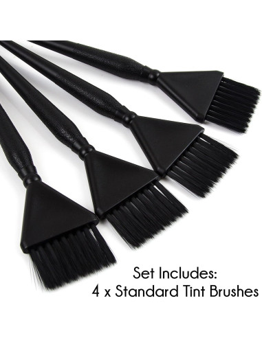 Set de 4 Brochas de Tinte Estándar Salon Supply Co