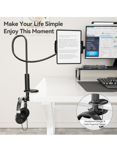 Soporte para Tableta KDD Gooseneck Ajustable 99 cm