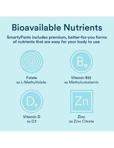 Multivitamina Orgánica para Hombres SMARTYPANTS 120 Cápsulas