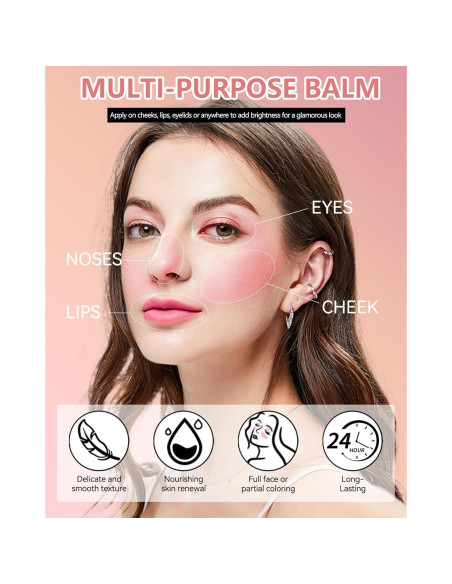 Bálsamo Facial Brillante Lestpola 70g - Tinte Hidratante 04 Camelia Rosa Bálsamo Facial Brillante Lestpola 70g - Tinte Hidratante 04 Camelia Rosa