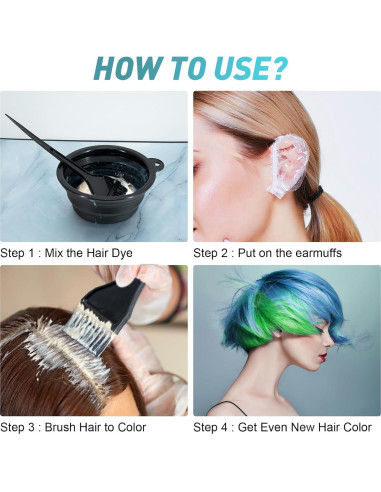 Kit de Tinte de Cabello Xarchy 10 Piezas Profesional