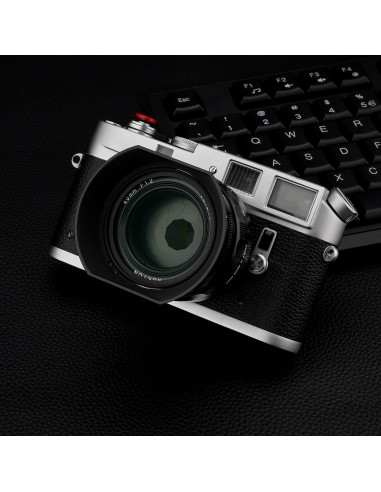 Capucha de Lente Cuadrada Haoge LH-VM35MB para Voigtlander