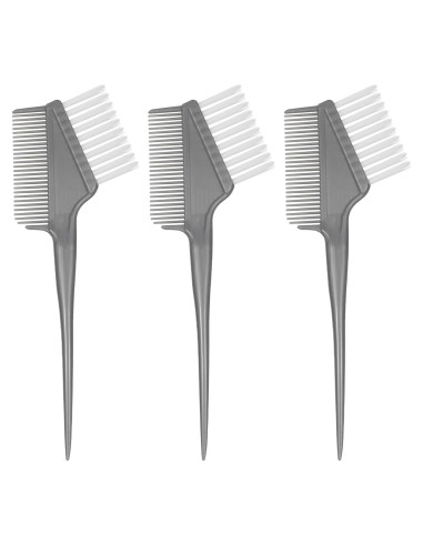 3 Brochas para Teñir el Cabello YQQYG con Peine Integrado
