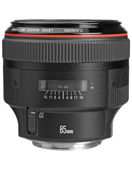 Lente Canon EF 85mm f/1.2L II USM Telefoto Medio Lente Canon EF 85mm f/1.2L II USM Telefoto Medio