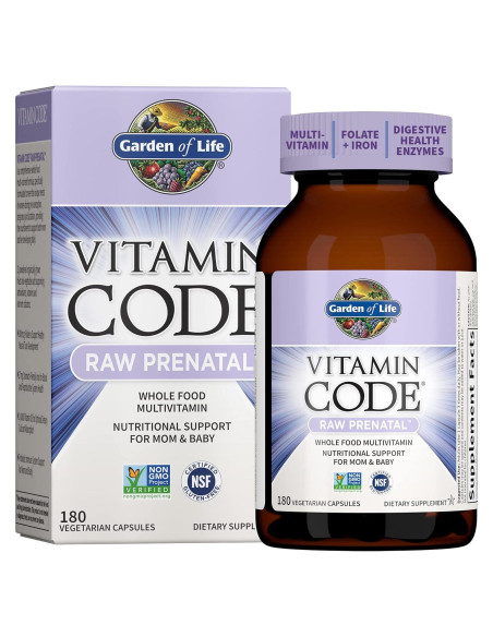Multivitamina Prenatal Garden of Life 180 Cápsulas Crudas Multivitamina Prenatal Garden of Life 180 Cápsulas Crudas