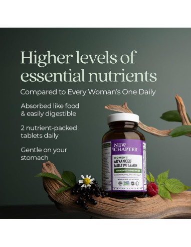 Multivitaminas Avanzadas para Mujeres New Chapter 120 Tabletas