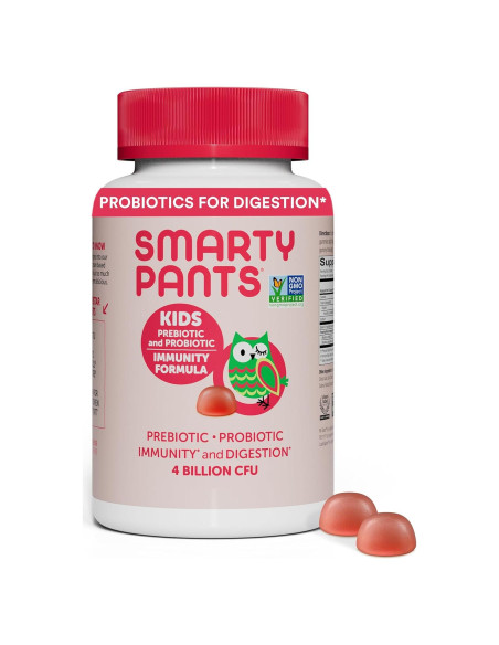 Gomitas Probioticas y Prebioticas SmartyPants Fresa 60 Unidades Gomitas Probioticas y Prebioticas SmartyPants Fresa 60 Unidades