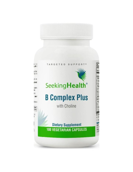 Suplemento Complejo de Vitamina B Seeking Health 100 Cápsulas Suplemento Complejo de Vitamina B Seeking Health 100 Cápsulas