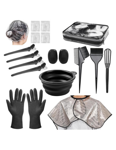Kit de Tinte para Cabello Profesional Xarchy 19 Piezas