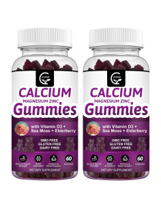 Gominolas de Calcio Magnesio Zinc GORNVB 60 Unidades Veganas