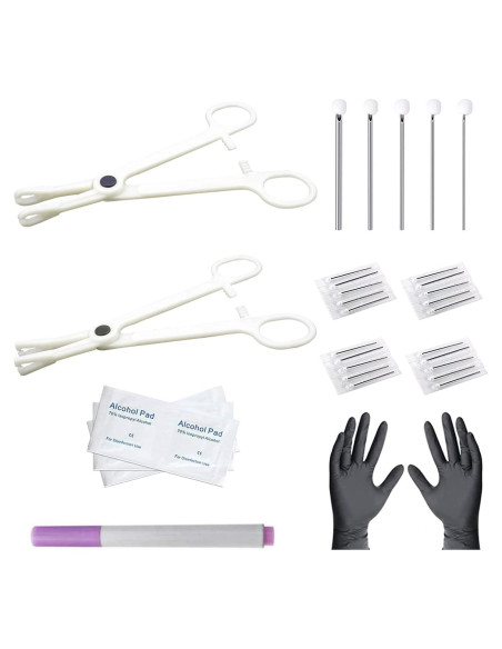 Kit de Perforación Corporal Zhuoting 36 Piezas Acero Inoxidable Kit de Perforación Corporal Zhuoting 36 Piezas Acero Inoxidable