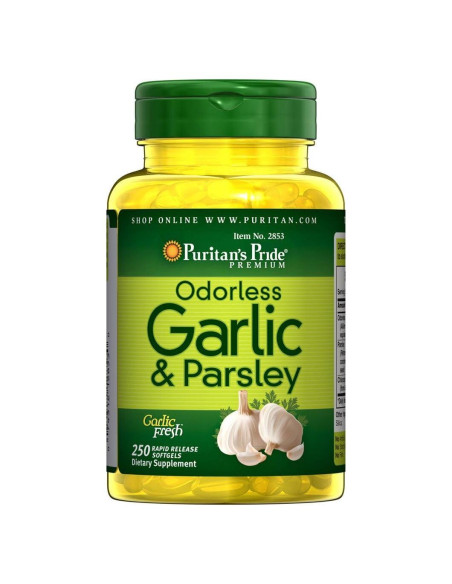 Ajo Sin Olor Puritan's Pride 250 Cápsulas 500 mg Salud Corazón Ajo Sin Olor Puritan's Pride 250 Cápsulas 500 mg Salud Corazón