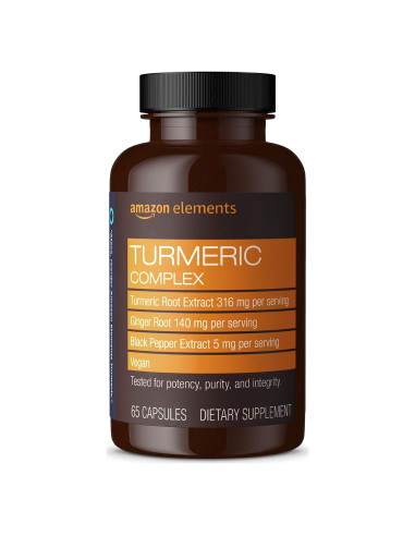Complejo de Cúrcuma Amazon Elements 65 Cápsulas 316mg
