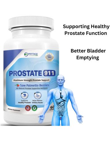 Prostate 911 Suplemento Salud Masculina - 60 Cápsulas