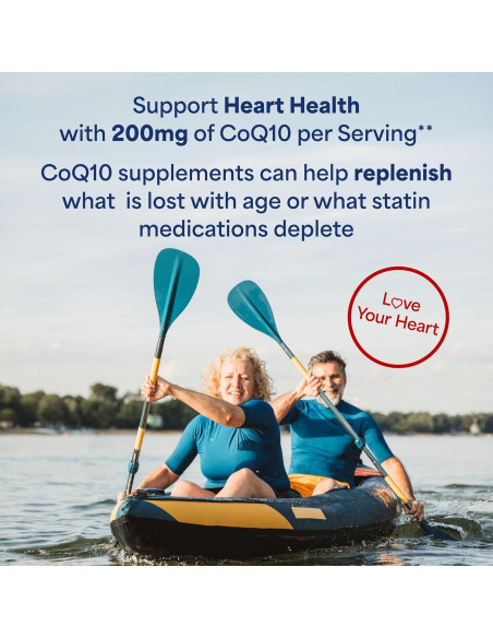 Suplemento Coenzima Q10 200mg Puritan's Pride 240 Gelatinas Suplemento Coenzima Q10 200mg Puritan's Pride 240 Gelatinas