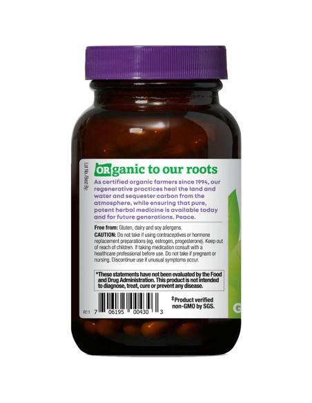 Suplemento Herbal Orgánico Black Cohosh Oregon's Wild Harvest 90 Cápsulas Suplemento Herbal Orgánico Black Cohosh Oregon's Wild Harvest 90 Cápsulas