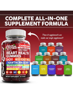 Gomitas CoQ10 Clean Nutraceuticals 300mg con Vitamina K2+D3 2