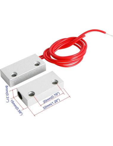 Interruptor Magnético NO Aoje-Link MC-51 Alarma Puerta Ventana