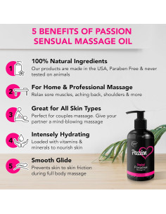 Aceite de Masaje Sensual 250ml Brookethorne Naturals - Natural 2