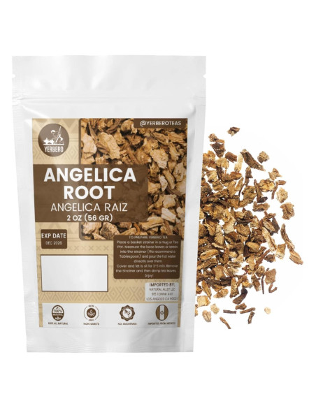 Té Suelto Raíz de Angélica Premium Yerbero 56g - 30+ Tazas Té Suelto Raíz de Angélica Premium Yerbero 56g - 30+ Tazas