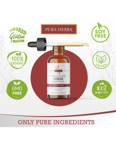 Tintura de Raíz de OSHA Orgánica - 59.15 ml - Vegana y Sin Alcohol 2