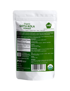 Polvo de Gotu Kola Orgánico Iyasa Holistics 226 g - Centella Asiática 2