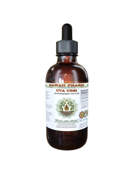 Extracto Líquido de Uva Ursi Orgánica Hawaii Pharm 59 ml Extracto Líquido de Uva Ursi Orgánica Hawaii Pharm 59 ml