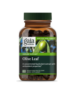 Suplemento Inmunológico Gaia Herbs - Hoja de Olivo 120 Cápsulas